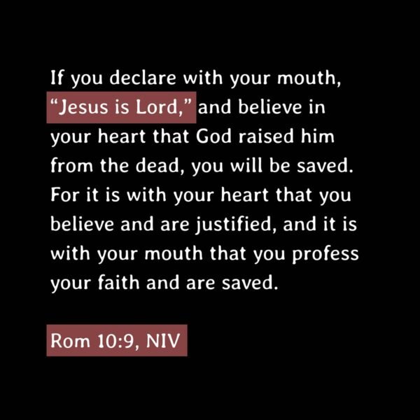 "Jesus is Lord"